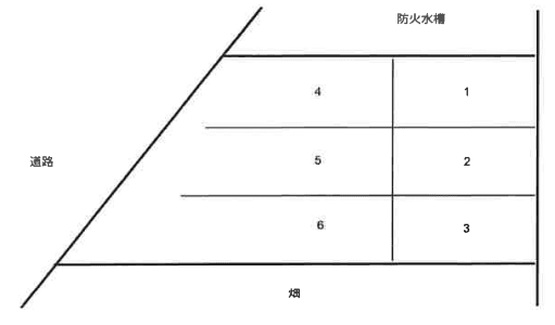 ホーム不動産パーキング13の駐車配置図