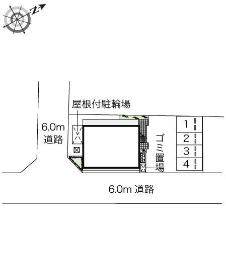 パルティール北堀池(46895)の駐車配置図