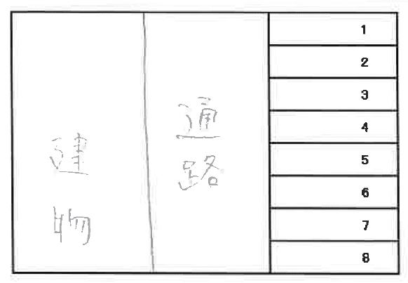 工藤駐車場の駐車配置図