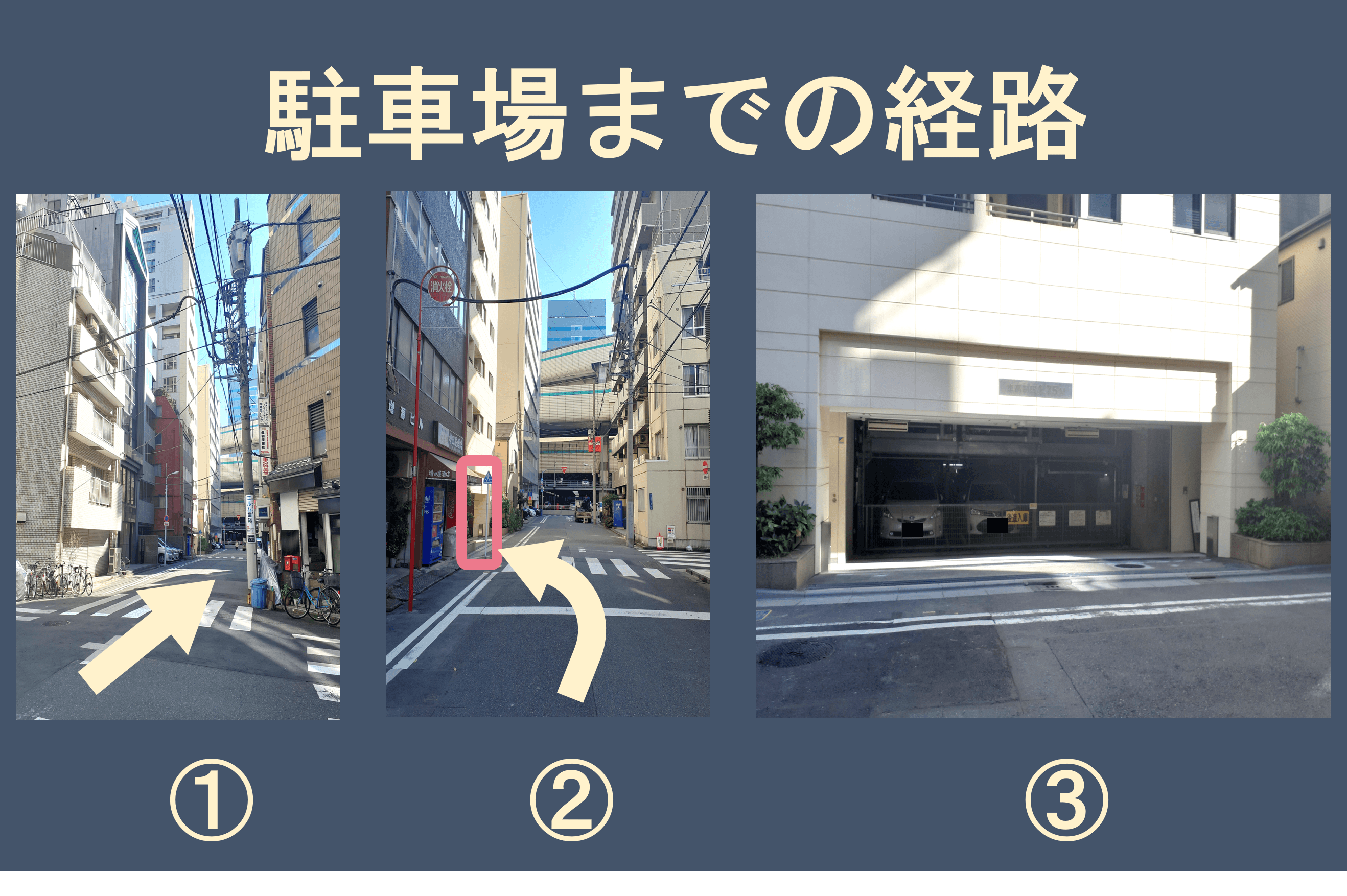 蛎殻町1丁目駐車場の外観・駐車場イメージ3枚目