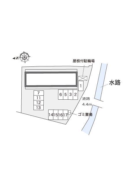 向日葵(11004)の駐車配置図