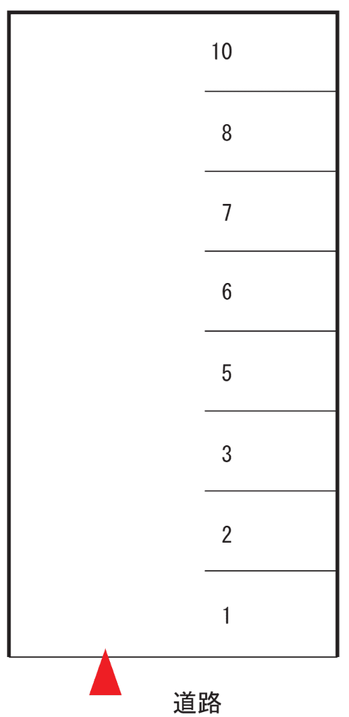 浜中駐車場の駐車配置図