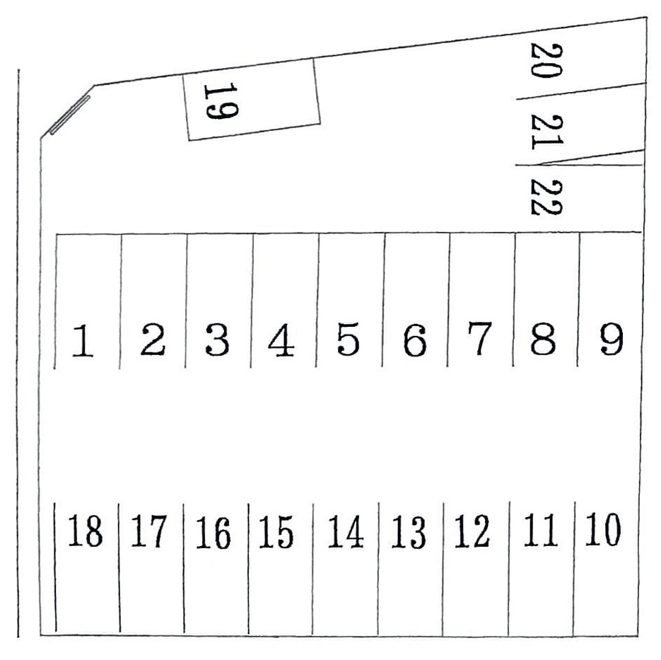 Iパーキングの駐車配置図