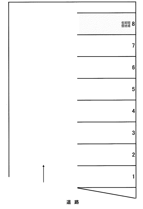 菊水元町4条2丁目31-2駐車場の駐車配置図