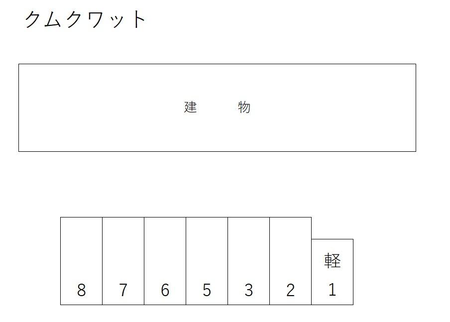 クムクワットの駐車配置図