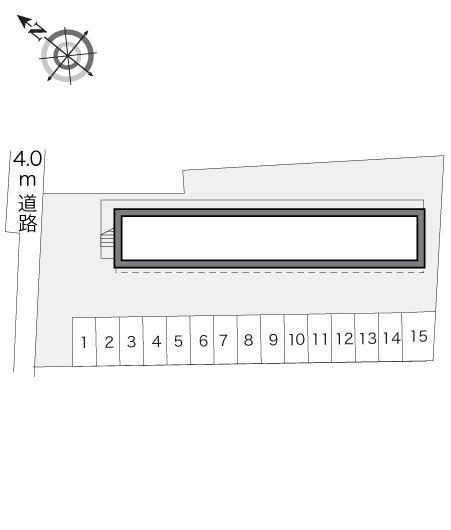ポミカ(19584)の駐車配置図