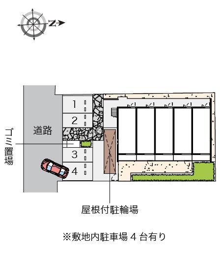 クレイノTowa(58286)の駐車配置図