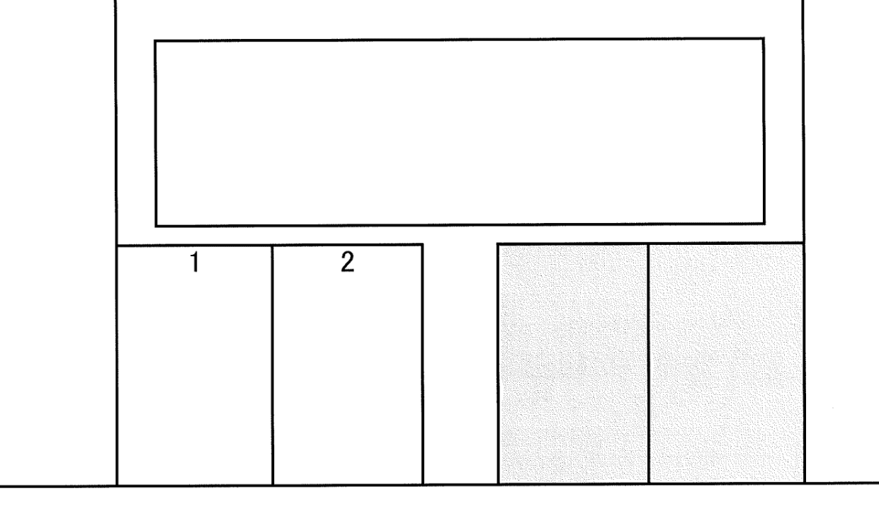 岡野東6丁目駐車場の駐車配置図