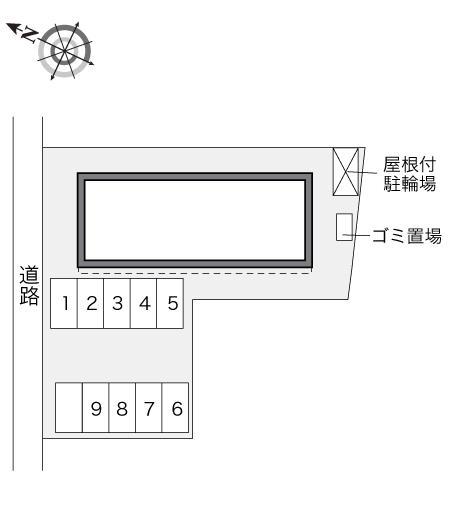 赤い靴(29340)の駐車配置図