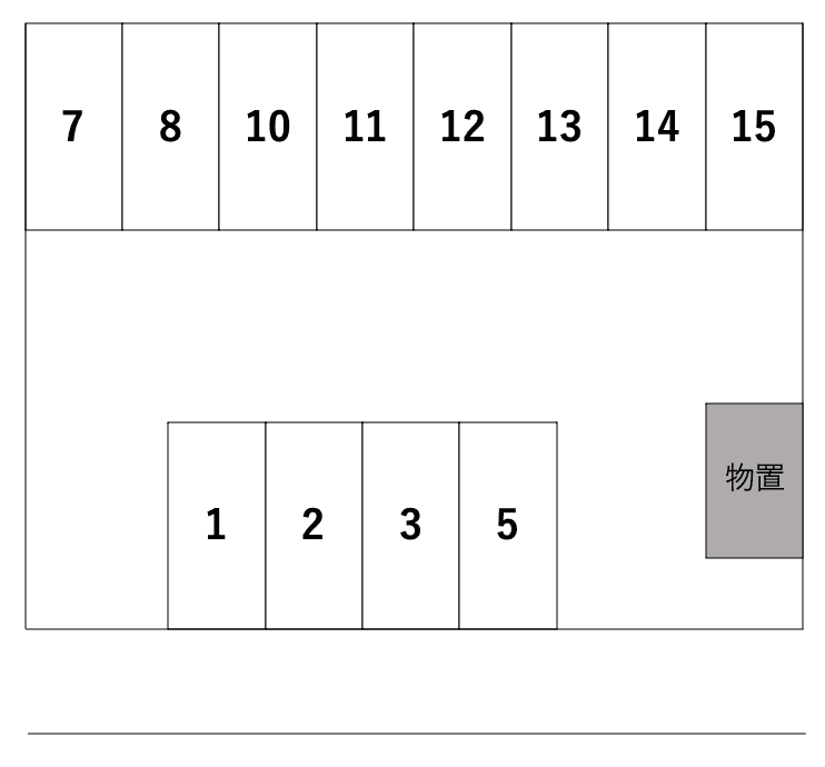 C-1 岳美 野尻貸駐車場の駐車配置図