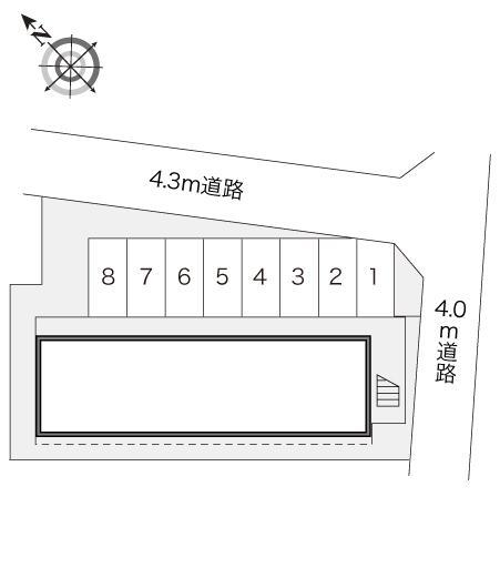 サン ドエル(15967)の駐車配置図