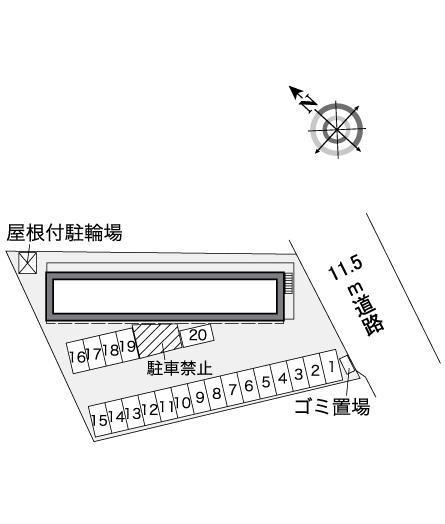 シーサイドフォレスト(36823)の駐車配置図