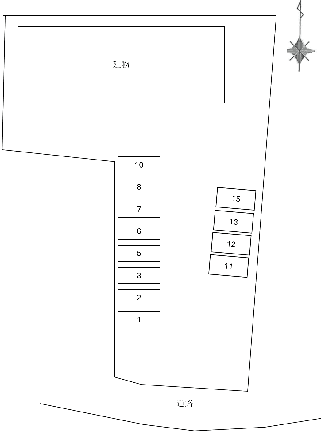 Port Maison Niidaの駐車配置図