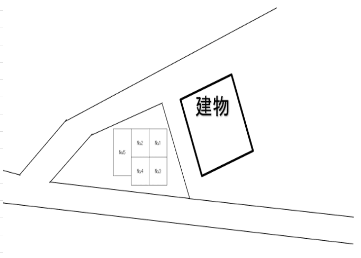 小川駐車場の駐車配置図