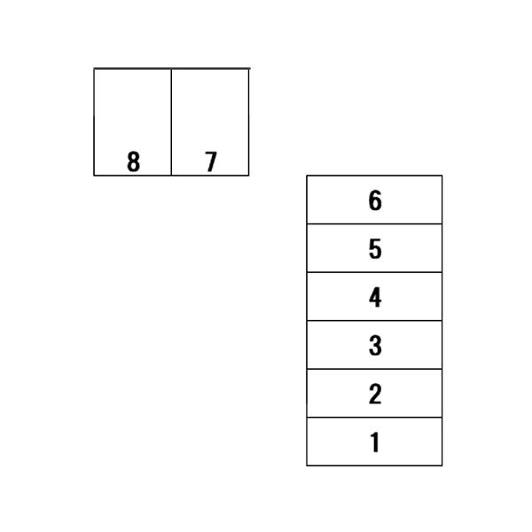 有松2丁目Tパーキングの駐車配置図