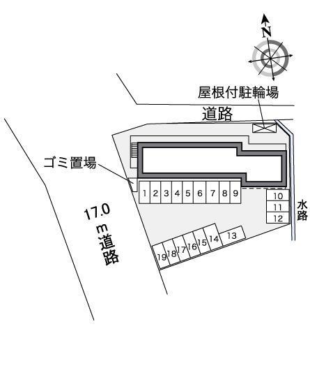 倉吉駅北(35961)の駐車配置図