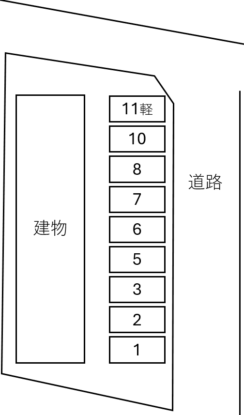 グリーン ヴィレッジの駐車配置図