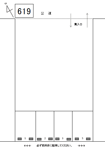 J-619の駐車配置図