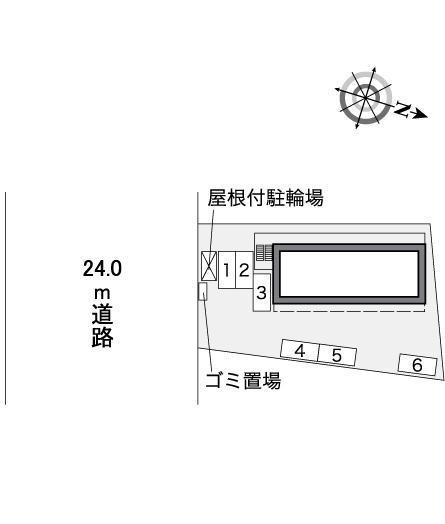 T WEST(39088)の駐車配置図