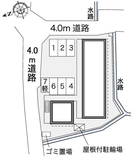 ヴィレッジ殿城(40323)の駐車配置図