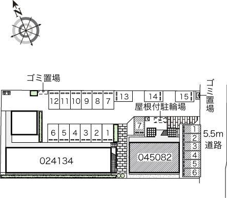 小諏訪Ⅲ(45082)の駐車配置図