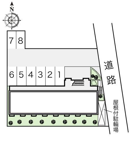 エクセレント2号館(14905)の駐車配置図