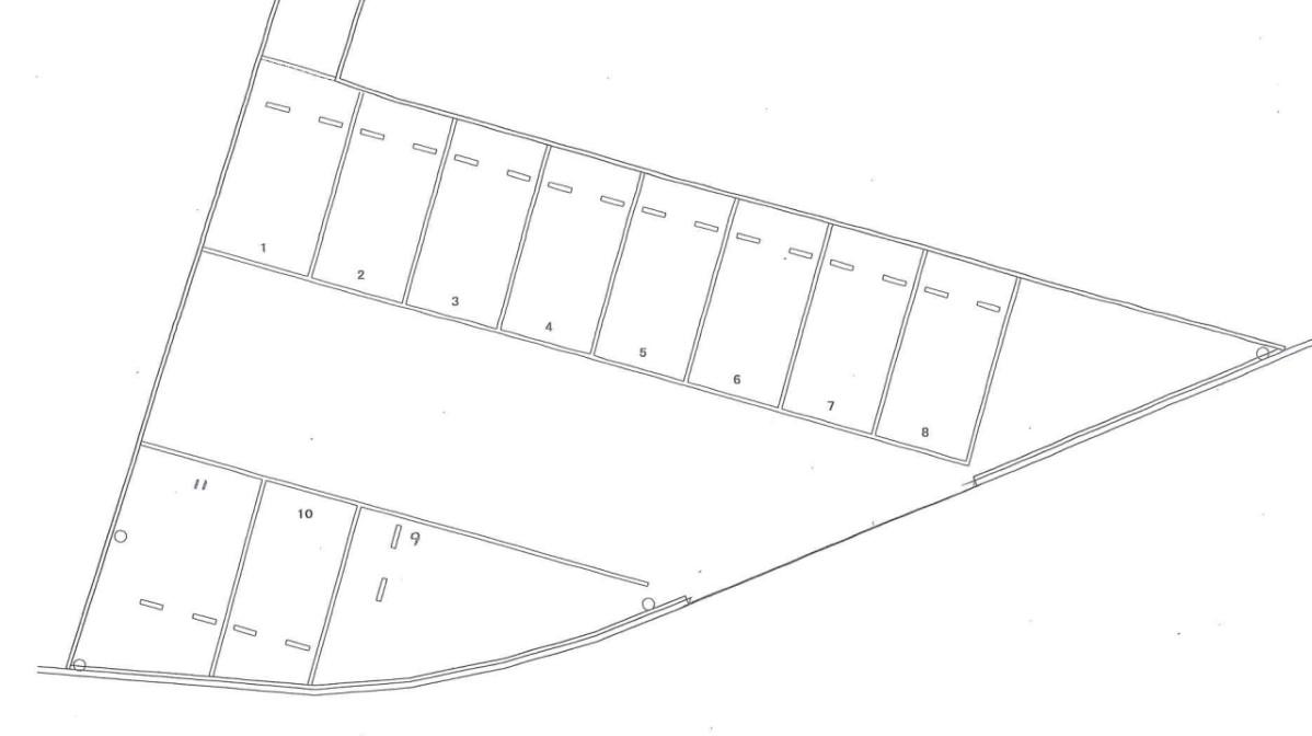 鳥ヶ丘モータープールの駐車配置図