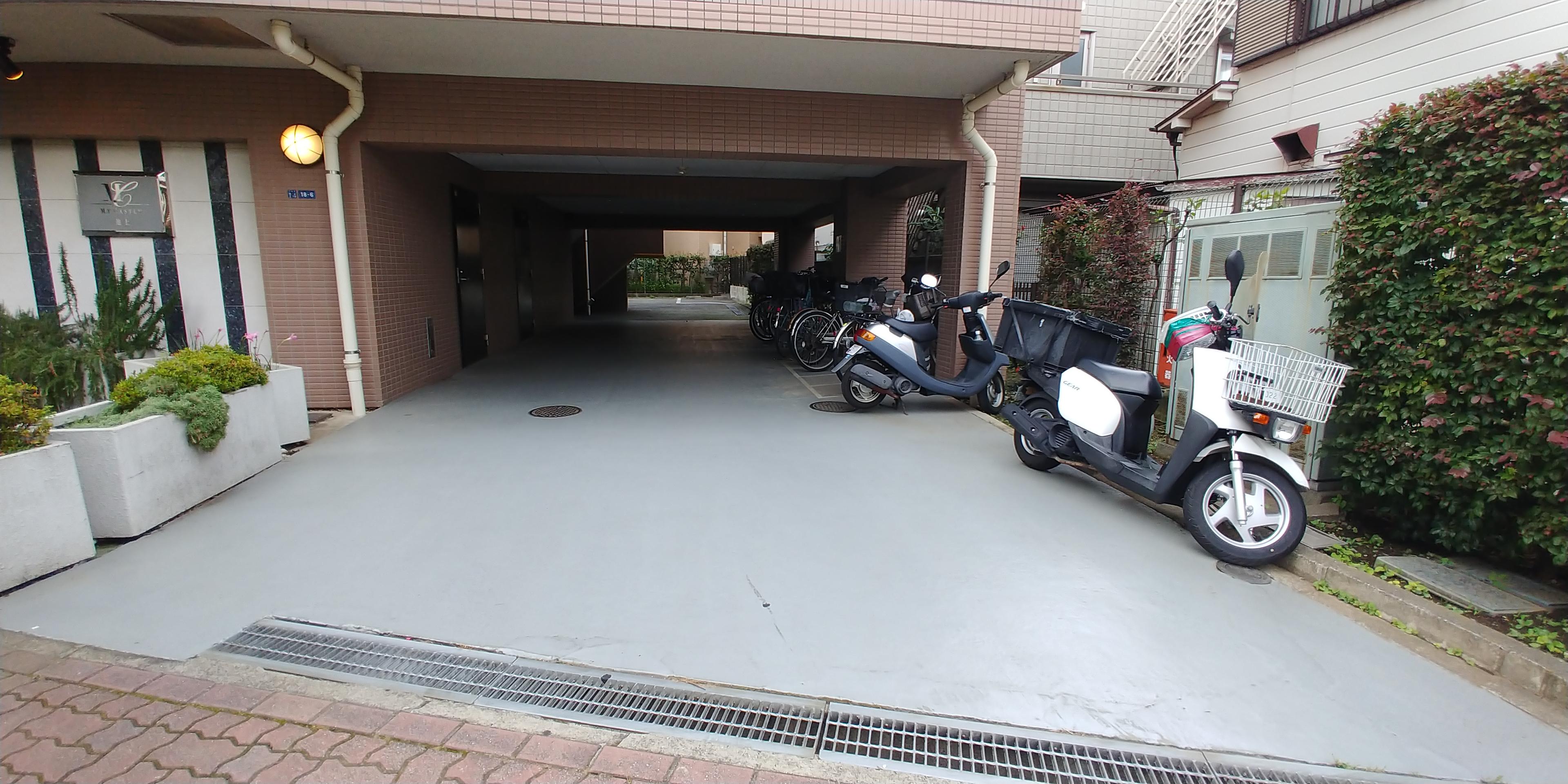 マイキャッスル池上の外観・駐車場イメージ1枚目