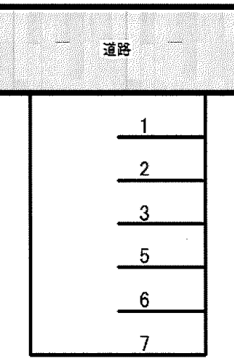 吉村駐車場の駐車配置図