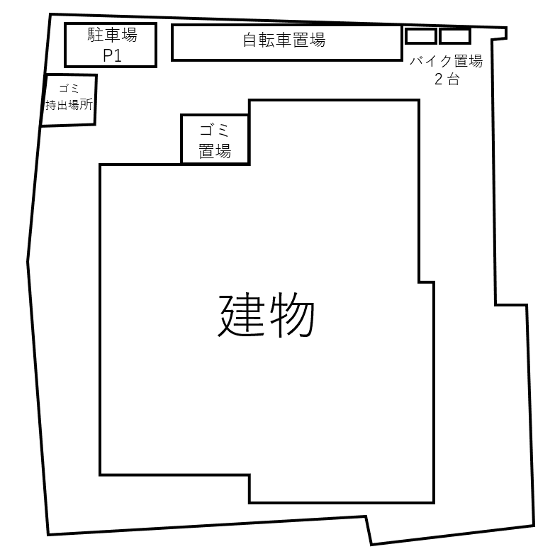 メインステージ立川Ⅲの駐車配置図