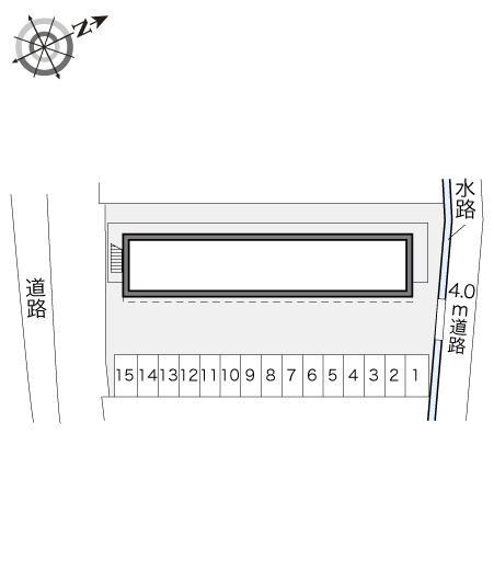 シャンテ(18520)の駐車配置図