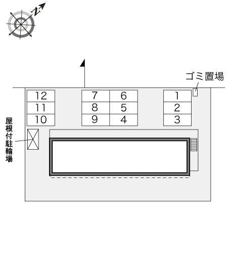 HIRAKI 72(29028)の駐車配置図