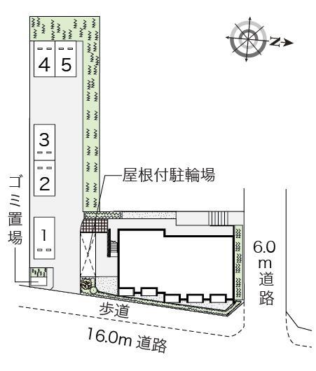 Pines M(55353)の駐車配置図