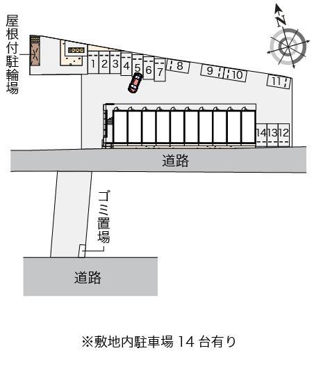 フォレスト(41590)の駐車配置図