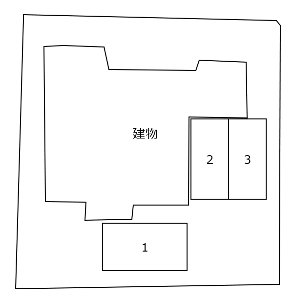 メゾン・青山駐車場の駐車配置図