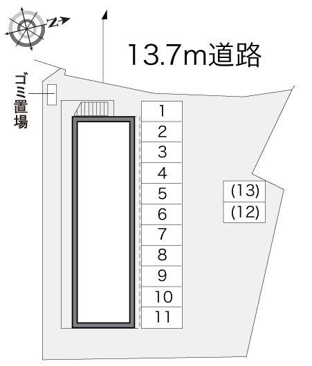 プロシード(18034)の駐車配置図