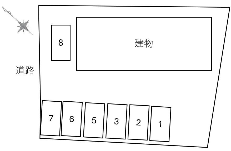 Prendre Miyabiの駐車配置図