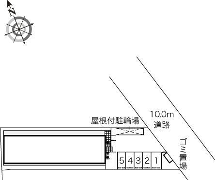 大日イースト(44359)の駐車配置図