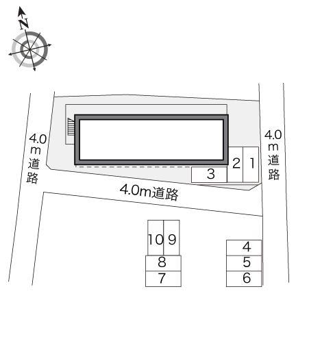 上山(20148)の駐車配置図