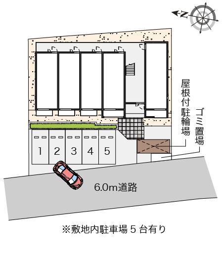 ミランダサンシャインⅡ(56897)の駐車配置図