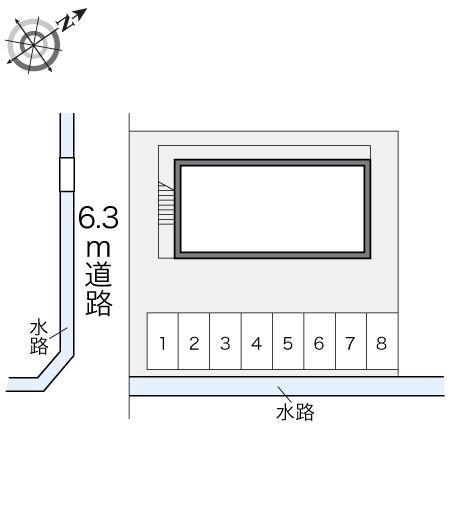 ルミエール(13311)の駐車配置図