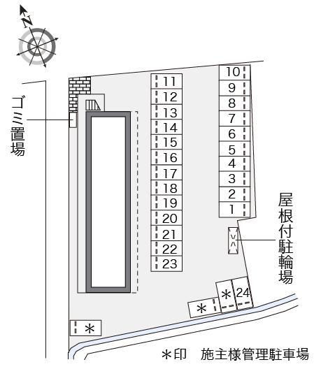 Sundowner(17711)の駐車配置図