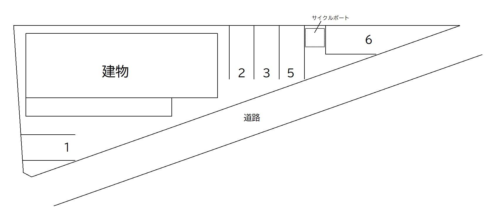 60035AZUR KOMAKI Ⅰの駐車配置図