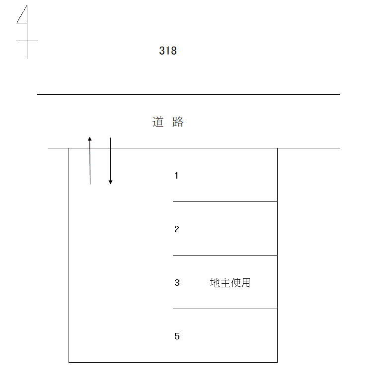 岩倉-318の駐車配置図