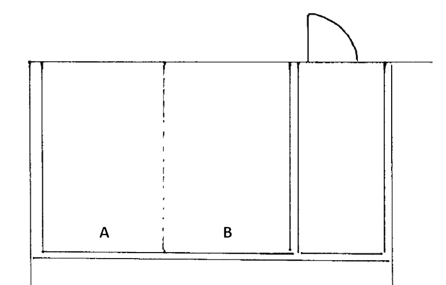 城南新栄町ガレージの駐車配置図