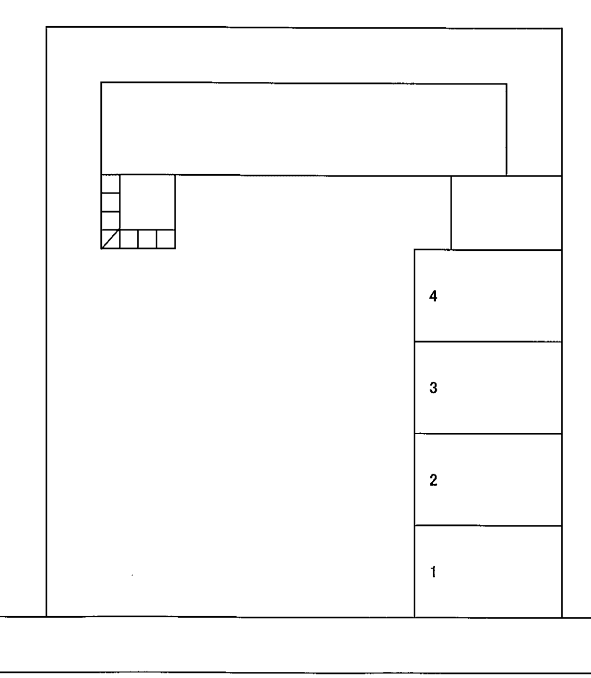 昭和台ガレージの駐車配置図