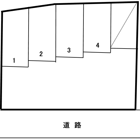 今宿三丁目駐車場の駐車配置図