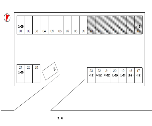 FPパーキングの駐車配置図