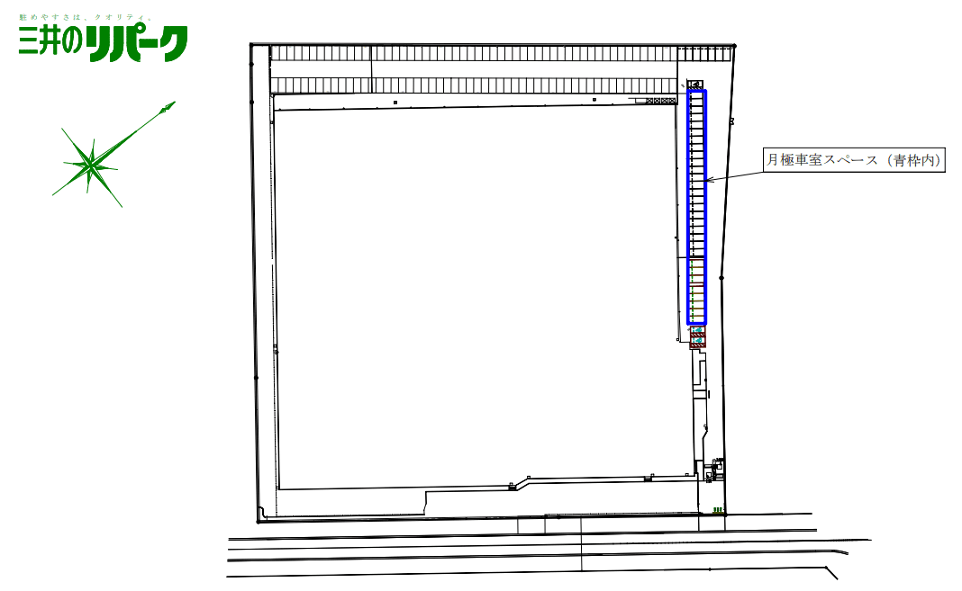 幕張ベイパークSMBC FIELD駐車場の駐車配置図