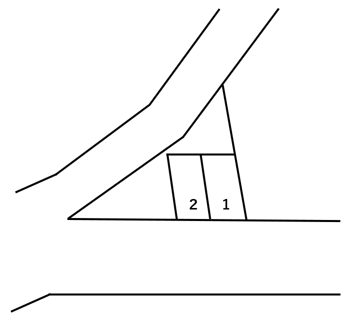 第17駐車場の駐車配置図